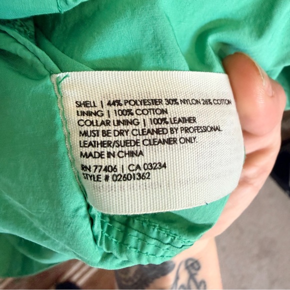 Rare Club Monaco Men's Field Utility Outdoor Jacket Gorpcore Leather Collar - Picture 9 of 9